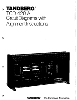 Tandberg TCD-420-A - Service Manual-2